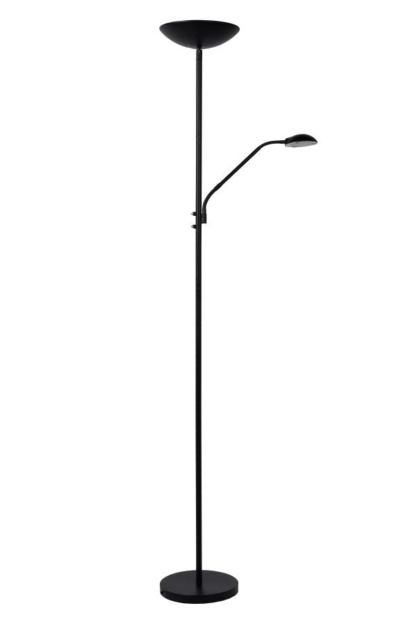 Lucide ZENITH - Lampadaire / lampe de lecture - LED Dim. - 3000K - Noir - UIT
